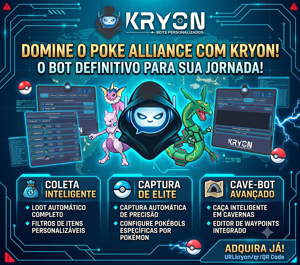 Kryon Bot para Poké Alliance — Plano 3 Dias